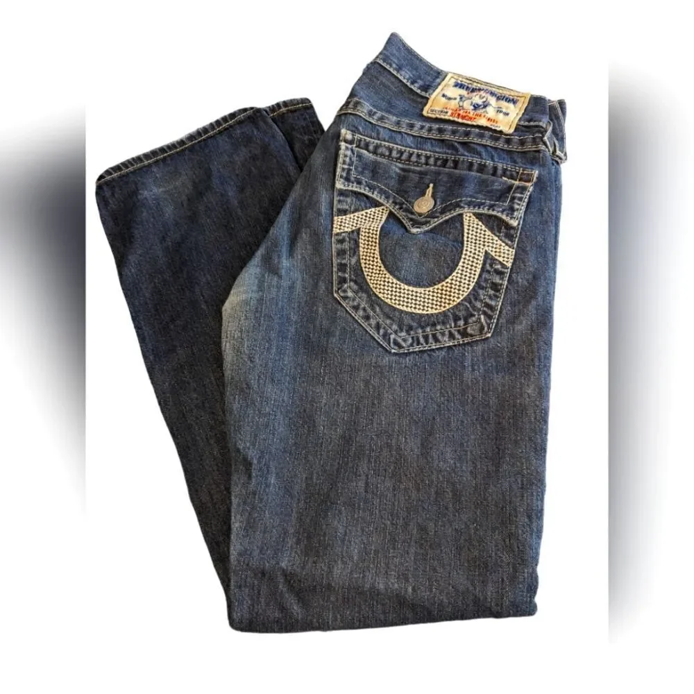 True Religion‎ vintage straight denim jeans size 32